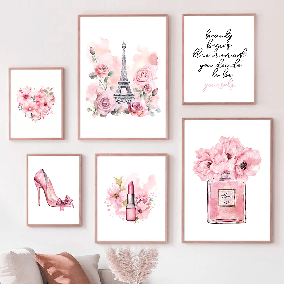 Home Fragrance Room Spray - Póster artístico de moda de París,