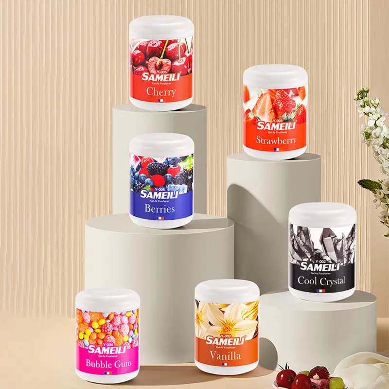 Home Fragrance Gel - Portavasos decorativo de lujo para coche