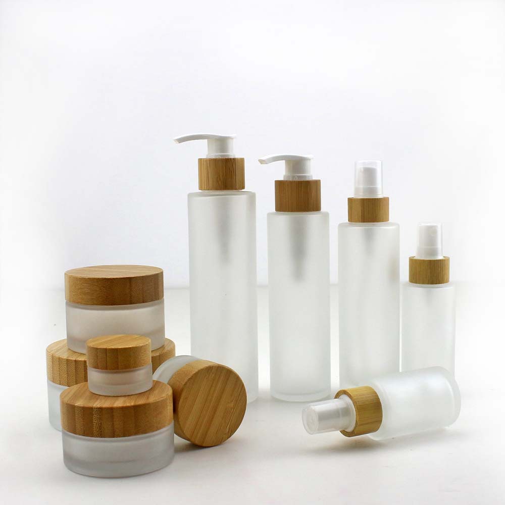 Home Fragrance Jar - Botella de Perfume de bambú Natural,