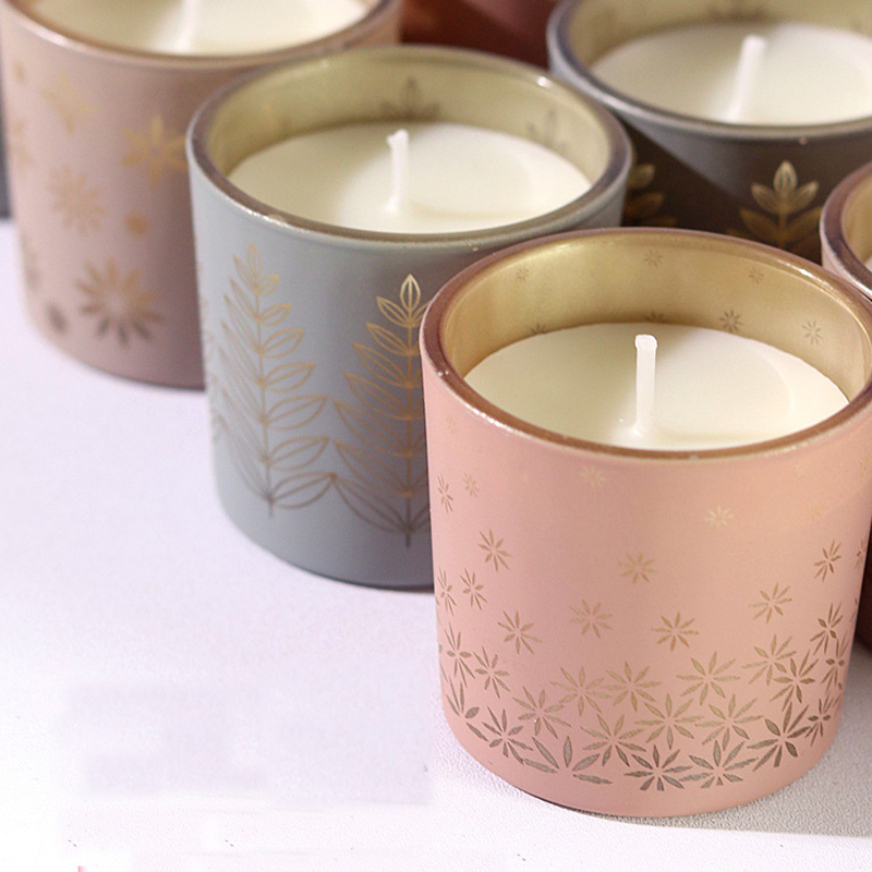 Velas de cerámica coloridas, t - Home Fragrance Flowers reseña y precio