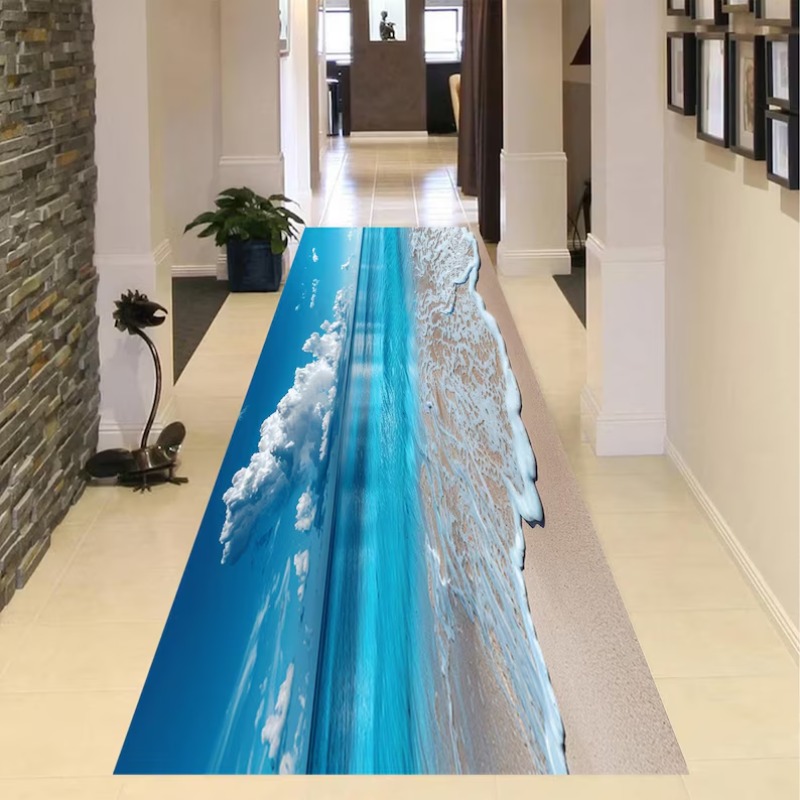 Alfombra degradada de cielo oc - Home Fragrance Ocean Breeze reseña y precio