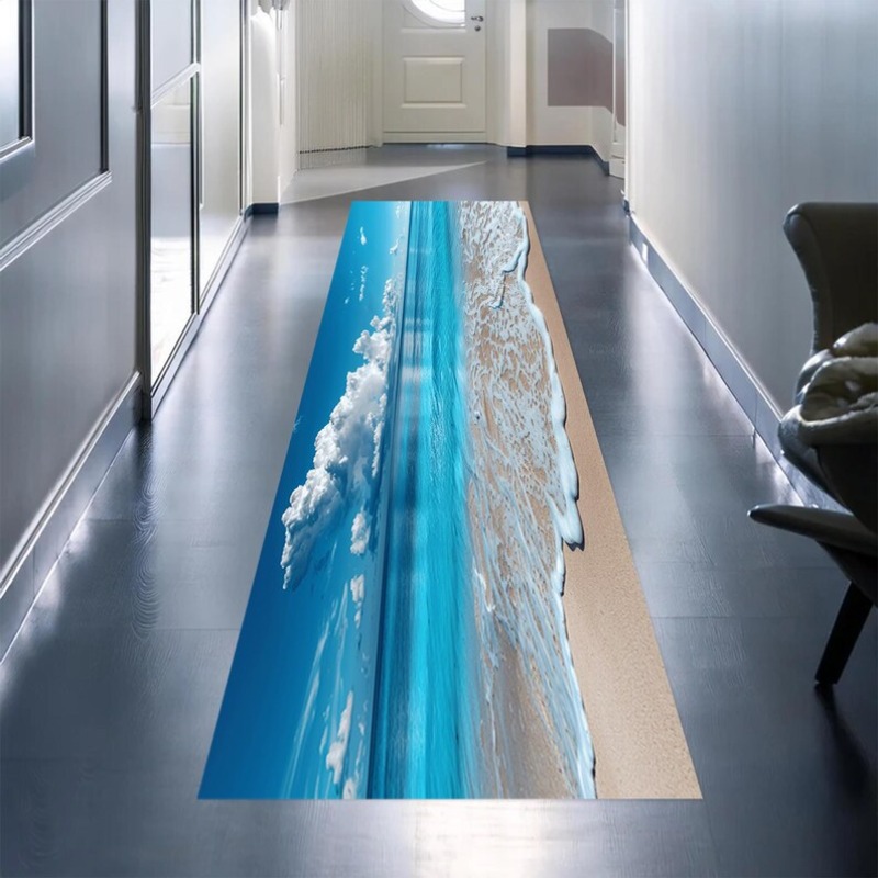 Alfombra degradada de cielo oc - Home Fragrance Ocean Breeze reseña y precio