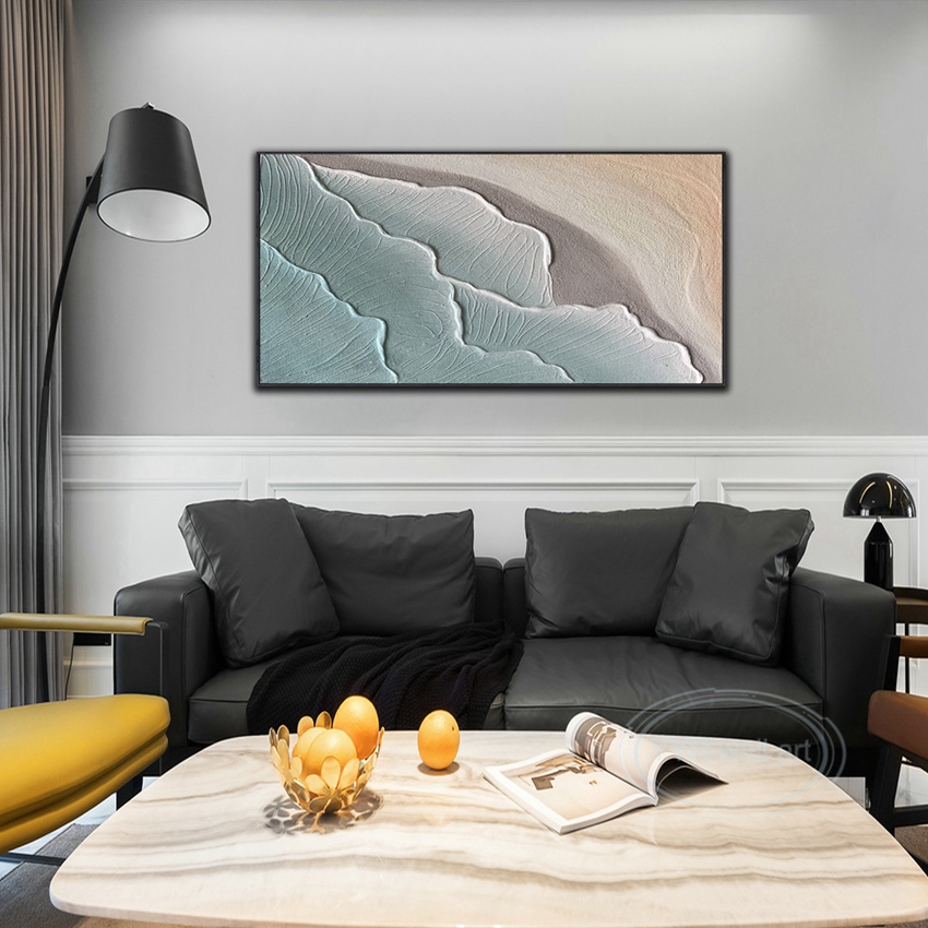 Arte Abstracto de playa de ola - Home Fragrance Ocean Breeze reseña y precio