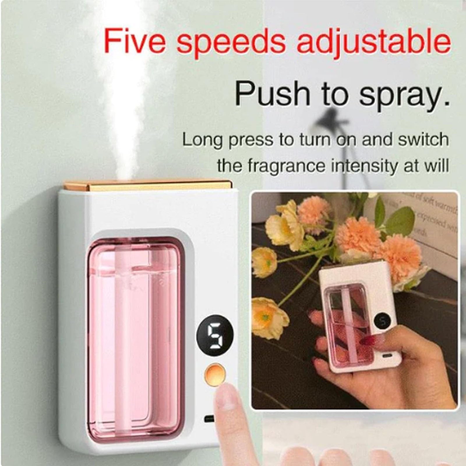 Máquina automática de fraganci - Home Fragrance Flowers reseña y precio