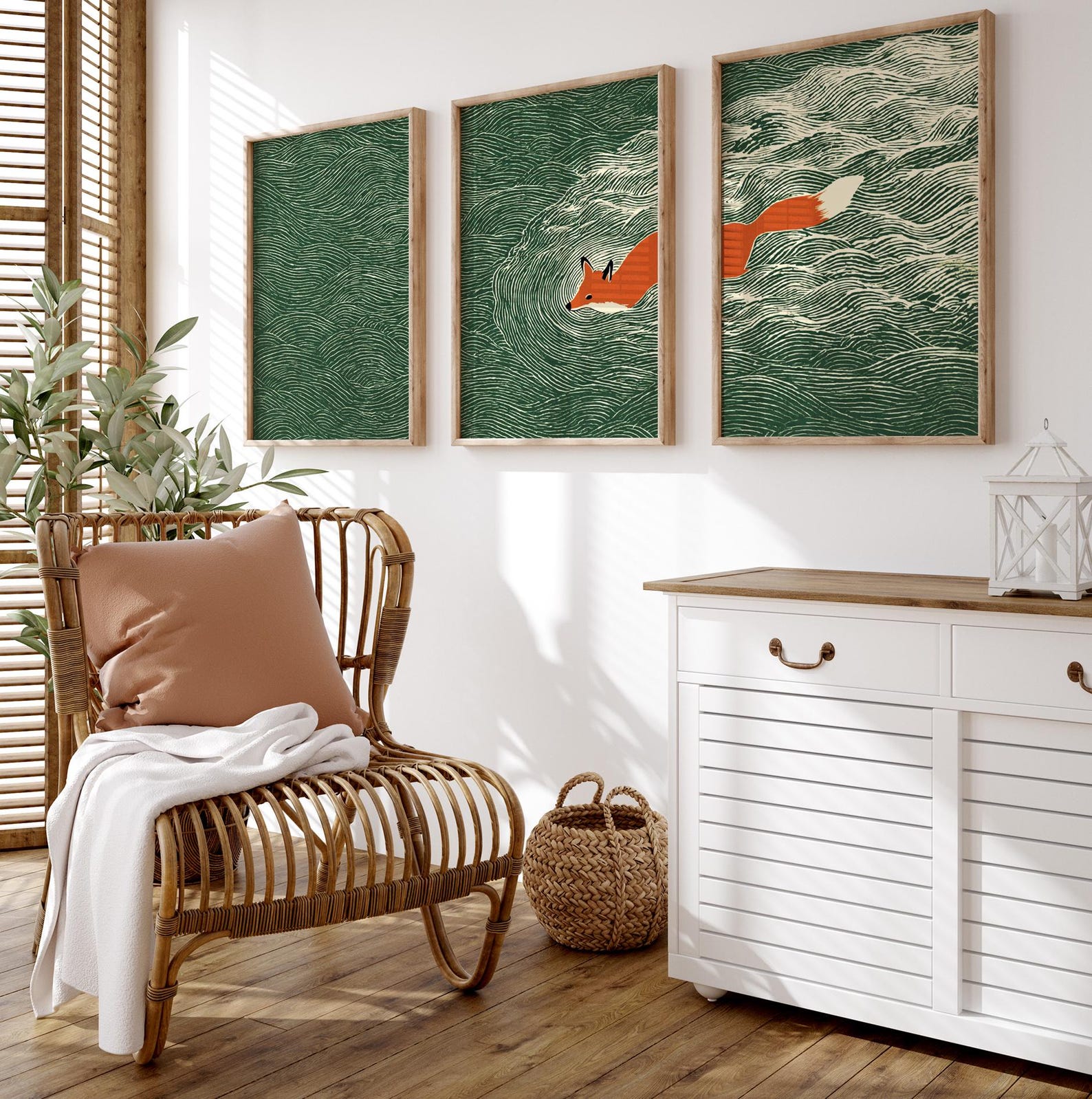 Juego de 3 impresiones artísti - Home Fragrance Ocean Breeze reseña y precio